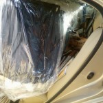 Clothes loaded into car for Dress for Success