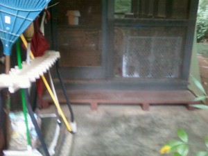After De-Cluttering & Cleaning Screened Porch