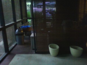 After De-Cluttering & Cleaning Screened Porch
